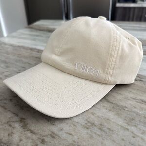 NWT Vuori Performance Corduroy Cord Baseball Hat Cap Bone White Unisex OS $32